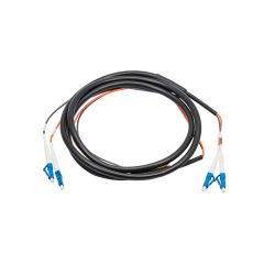 Cable Akyga AK-FC-01  LC DX / LC DX Fiber Patch Cord 2m black