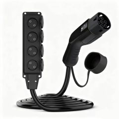 Adapter V2L do samochodów elektrycznych Akyga AK-SC-E27 Type2 / 4x Schuko 16A 3m