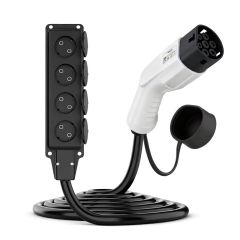 Adapter V2L do samochodów elektrycznych Akyga AK-SC-E27 Type2 / 4x Schuko 16A 3m