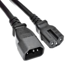 Kabel zasilający przedłużacz serwerowy Akyga AK-UP-07 CU 3x1mm² IEC C14 / IEC C15 3 m