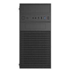 Case Micro ATX Akyga AK19BK USB-C + USB 3.0 + 2x USB 2.0 black w/o PSU