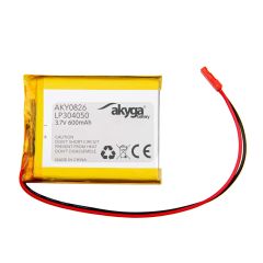 Lithium Polymer Battery Akyga AKY0826 LP304050 Li-Po 3.7V / 600mAh PCM JST 2.54 2Pin Connector 150mm