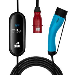 Charger for electric cars Akyga AK-EC-14 CEE 3pin Type2 LCD 1-phase 32A 7.2kW 5m