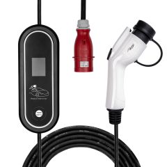 Charger for Electric Cars Akyga AK-EC-24 CEE 5pin GB/T LCD 3-Phases 32A 22kW 5m