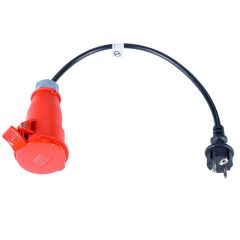 CEE 7/7 to 5pin 16A Adapter Akyga AK-SC-E06