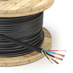 EV Power Cable Akyga AK-SC-E24 CU 3x6mm² + 2x0.75mm² 1-phase 32A 450/750V per meter