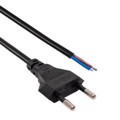 Open Tip Power Cable Akyga AK-OT-04A CU 2x0.5mm² CEE 7/16 1.5 m