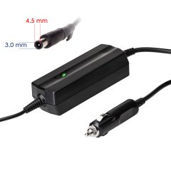 Car notebook power supply Akyga AK-ND-75 19.5V /2.31A 45W 4.5 x 3.0 mm + pin DELL 1.2m