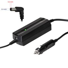 Car notebook power supply Akyga AK-ND-76 19.5V /2.31A 45W 4.5 x 3.0 mm + pin HP 1.2m