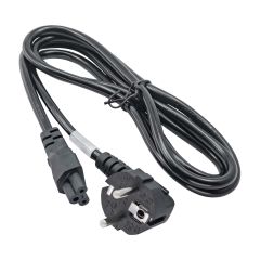 Kabel zasilający koniczynka Akyga AK-NB-101C CU 3x0.75mm² CEE 7/7 / IEC C5 1.5m