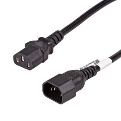 Extension Power Cable Akyga AK-PC-11A CCA 3x0.5mm² IEC C13 / IEC C14 5 m