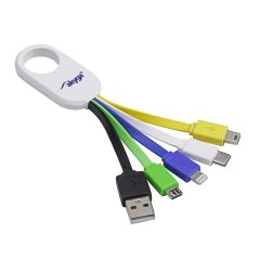 Adapter cable USB 5in1 Akyga AK-AD-51 USB A / USB type C / micro USB B / mini USB B / Thunderbolt