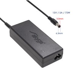 Notebook power supply Akyga AK-ND-14 15V / 5.0A 75W 6.3 x 3.0 mm TOSHIBA 1.2m