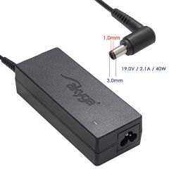 Notebook power supply Akyga AK-ND-22 19V / 2.1A 40W 3.0 x 1.0 mm SAMSUNG 1.2m