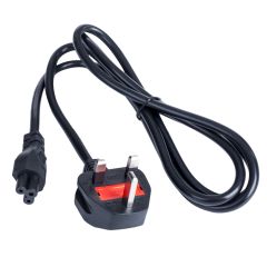 British Clover Power Cable Akyga AK-AG-02A CC 3x0.5mm²A BS 1363 (Type G) / IEC C5 1.5m UK