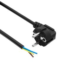 Open Tip Power Cable Akyga AK-OT-01C CU 3x0.75mm² CEE 7/7 1.5 m