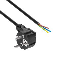 Open Tip Power Cable Akyga AK-OT-01S CU 3x1.5mm² CEE 7/7 1.5m