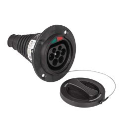 Type2 Socket for Electric Cars Akyga AK-SC-E25 1-phase 32A male