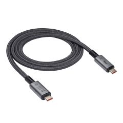 Cable USB Akyga AK-USB-45 USB type C (m) / USB type C (m) ver. 4.0 240W 40Gbps 1m