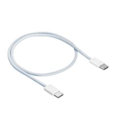 Cable USB Akyga AK-USB-50 USB type C (m) / USB type C (m) for iPhone 15 Braided ver. 2.0 60W 0.5m