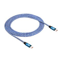 Cable USB Akyga AK-USB-38 USB type C (m) / USB type C (m) ver. 2.0 100W 1.8m
