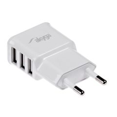 Wall charger Akyga AK-CH-05 15W 3x USB-A 5V / 3.1A white