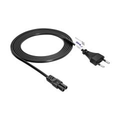 Figure Eight Power Cable Akyga AK-RD-02C CU 2x0.5mm² CEE 7/16 / IEC C7 3m
