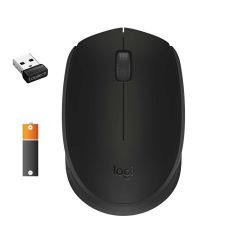 Logitech Cordless Mouse B170 optical black