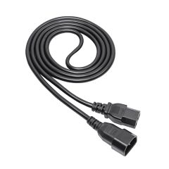 Server Extension Power Cable Akyga AK-UP-06 CU 3x1mm² IEC C14 / IEC C15 1.8 m