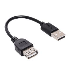 Cable USB Akyga AK-USB-23 USB A (m) / USB A (f) ver. 2.0 15cm