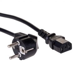 Kabel zasilający OEM-PC-01 CCA CEE 7/7 / IEC C13 1.2 m