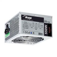 ATX power supply 550W Akyga AK-B1-550 P4 PCI-E 6+2 pin 3x SATA 2x Molex PPFC FAN 12cm