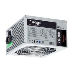 ATX power supply 700W Akyga AK-B1-700 P4+4 2x PCI-E 6+2 pin 5x SATA 2x Molex PPFC FAN 12cm