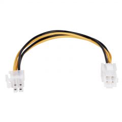 Adapter with cable Akyga AK-CA-78 extension P4 (f) / P4 (m) 23cm