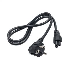 Power Cable for Notebook Akyga AK-NB-08A Clover CCA CEE 7/7 / IEC C5 1 m