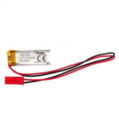 Lithium Polymer Battery Akyga AKY0474 LP401230 Li-Po 3.7V/110mAh PCM JST 2.54 2-Pin Connector 150mm