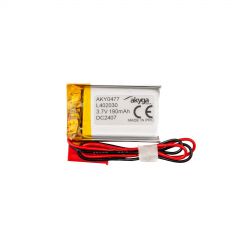 Lithium Polymer Battery Akyga AKY0477 LP402030 Li-Po 3.7V/190mAh PCM JST 2.54 2-Pin Connector 150mm