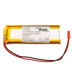 Lithium Polymer Battery Akyga AKY0829 LP123497 Li-Po 3.7V/4500mAh PCM JST 2.54 2-Pin Connector 150mm