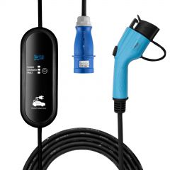 Charger for electric cars Akyga AK-EC-15 CEE 3pin Type1 LCD 1-phase 32A 7.2kW 5m