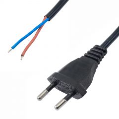 Power Cable with Open Tin Akyga AK-OT-05A CU CEE 7/16 2x0.75mm2 1.5 m