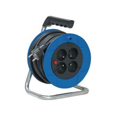 Extension Cord Reel Brennensthul Akyga AK-CR-02 Cord Holder 4 Socets 3x1.5 mm IP20 15m