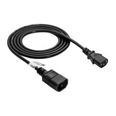 Kabel zasilający Akyga AK-PC-03C CU IEC C13 / IEC C14 1.8m