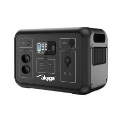 Portable Power Station 1200W / 1132Wh Akyga AK-PS-02 2x CEE 7/3 + 2x USB-C PD 60W + 2x USB-A QC 3.0