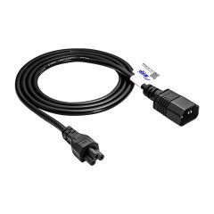 Power Cable for Notebook Akyga AK-NB-09A Clover CCA IEC C5 / C14 1.5 m