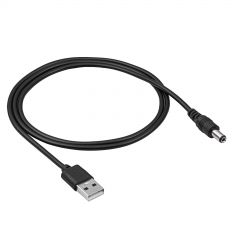 DC Cable Akyga AK-DC-01 CU USB A (m) / 5.5 x 2.1 mm (m) 0.8 m