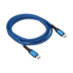 Cable USB Akyga AK-USB-38 USB type C (m) / USB type C (m) ver. 2.0 100W 1.8m