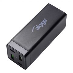 USB Power Adapter Akyga Charge Brick AK-CH-17 65W 2x USB-A + 2x USB-C QC4+ PD 5-20V / 1.5-3.25A