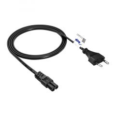 Power Cable for Notebook Akyga AK-RD-01C Eight CU CEE 7/16 / IEC C7 1.5m