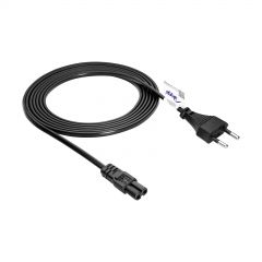 Kabel zasilający Akyga AK-RD-02A ósemka CCA CEE 7/16 / IEC C7 3 m